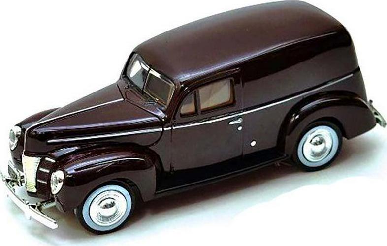 Ford Sedan Delivery 1940, model metal car, scale 1/24, Diecast Collection, Timeless Legents, 1/24 diecast collection item, store Vintage car model