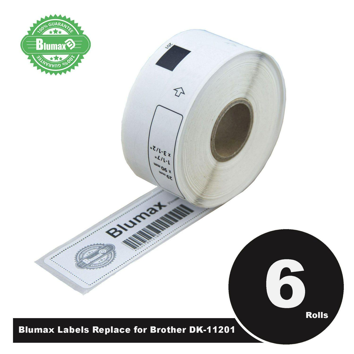 29mm x 30.48m 5 x COMPATIBLE BROTHER DK-22210 CONTINUOUS PAPER LABEL ROLL 