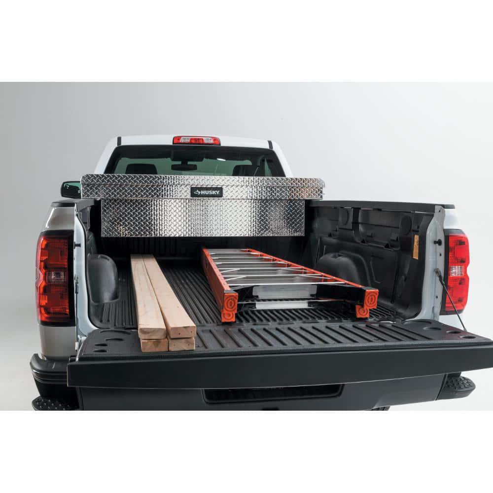 Husky diamond plate truck shop tool box