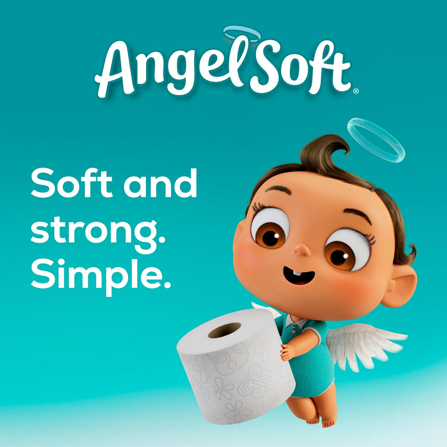 Angel Soft Toilet Paper, 12 Mega Rolls - Picture 7 of 11