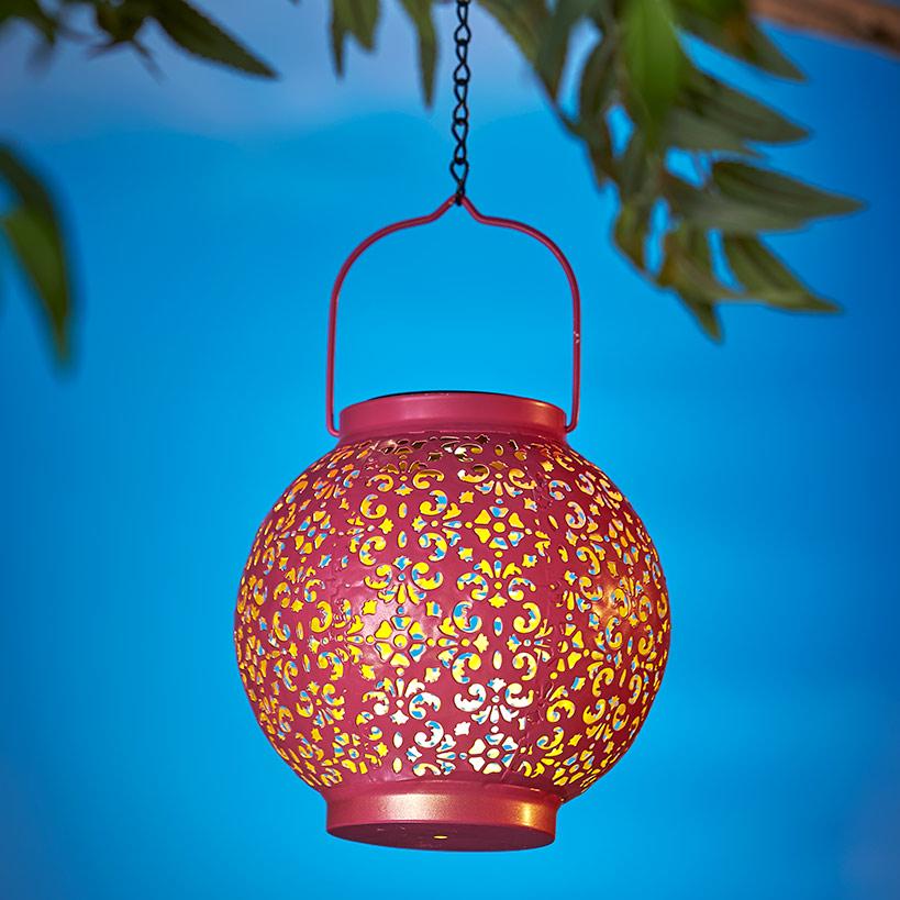 colorful outdoor lanterns