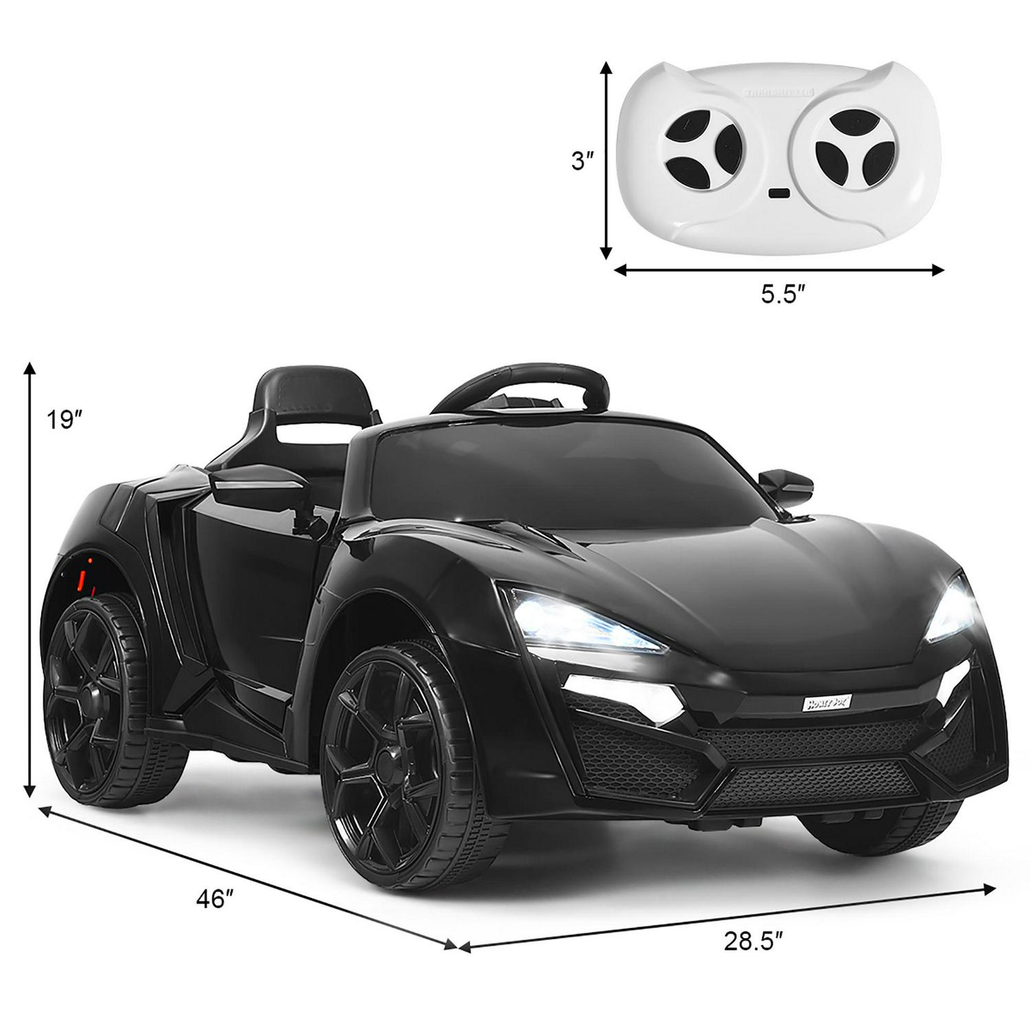 Kids Ride On Car 2.4G RC Electric Vehicle W/ Lights MP3 Openable Doors 12V - Picture 34 of 42