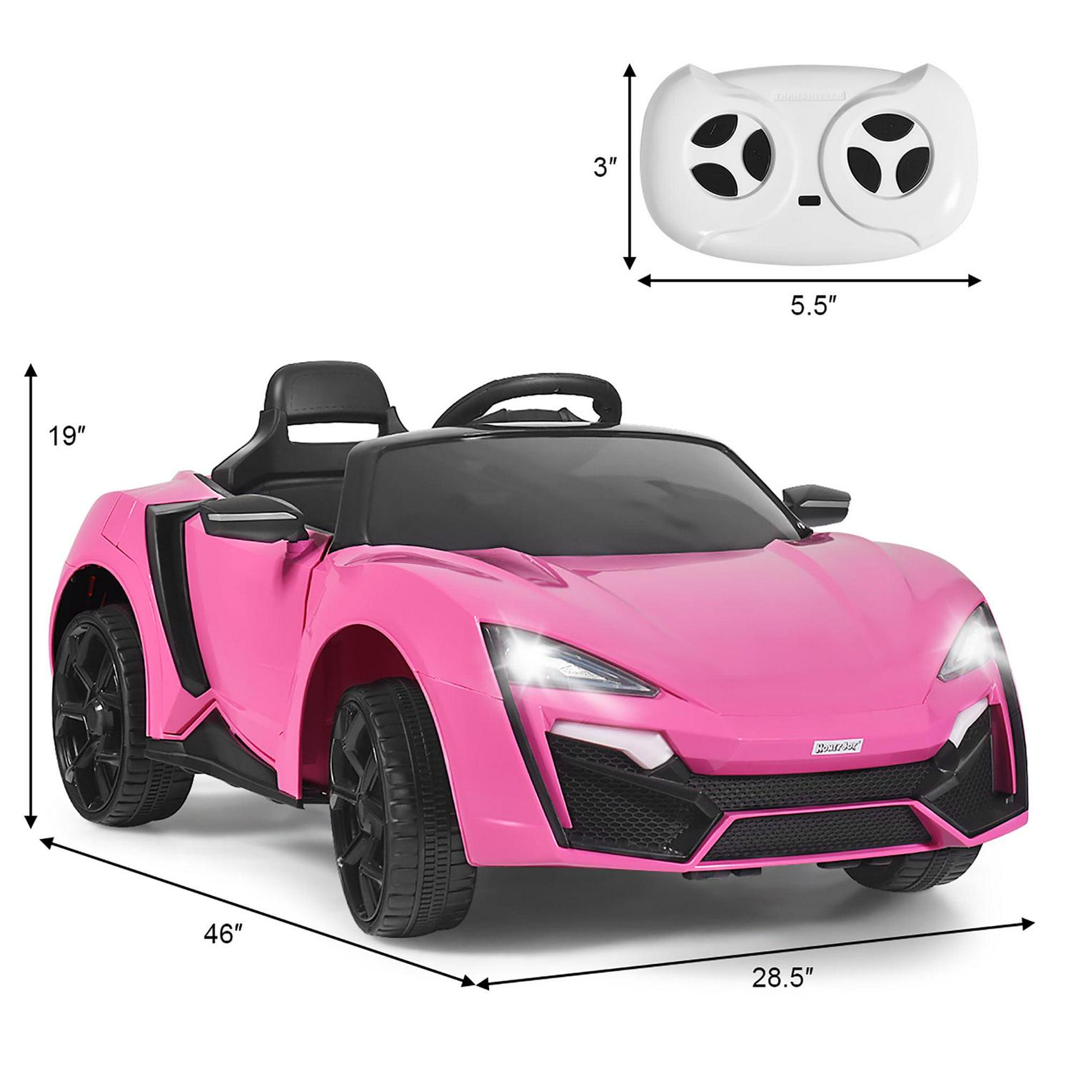 Kids Ride On Car 2.4G RC Electric Vehicle W/ Lights MP3 Openable Doors 12V - Picture 14 of 42
