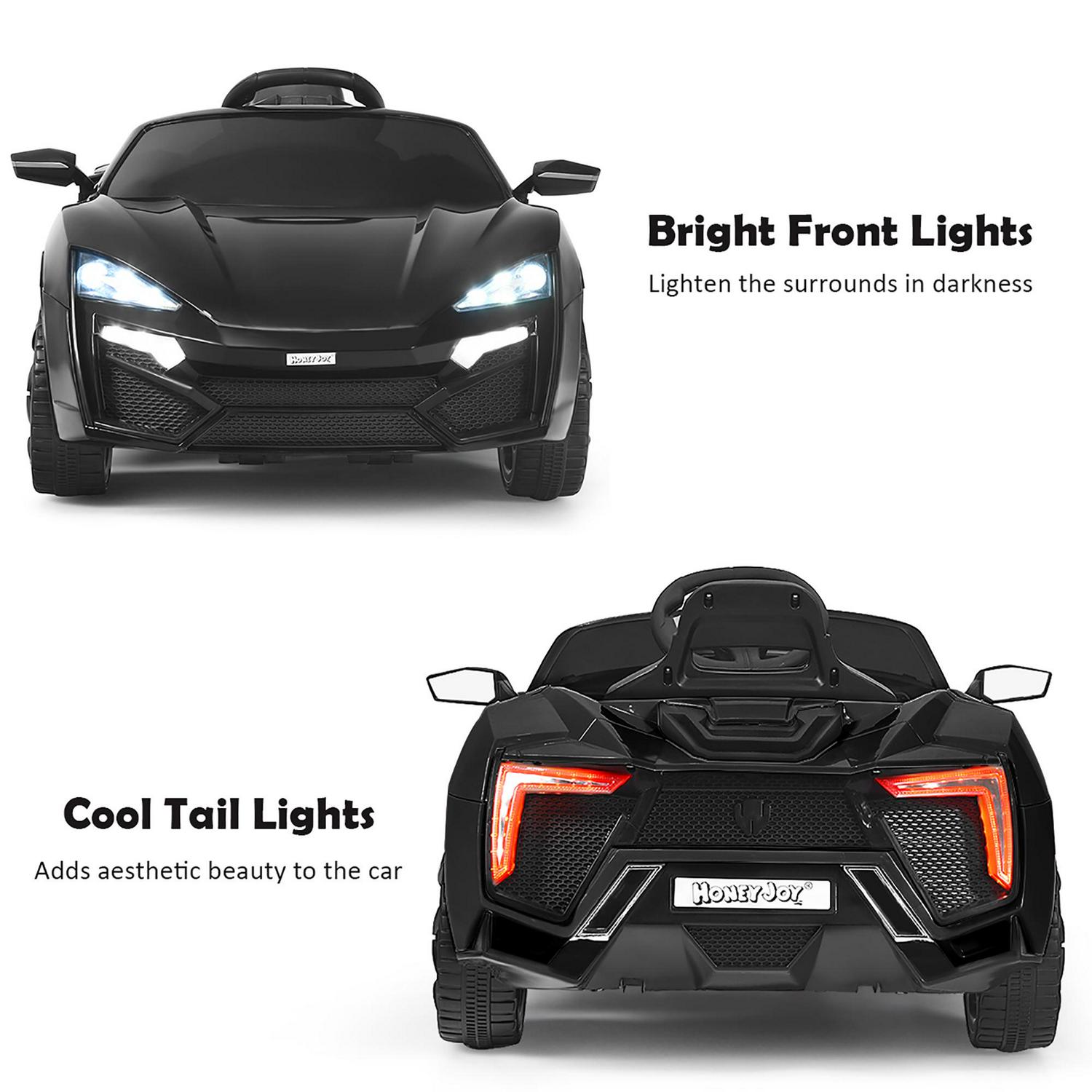 Kids Ride On Car 2.4G RC Electric Vehicle W/ Lights MP3 Openable Doors 12V - Picture 39 of 42