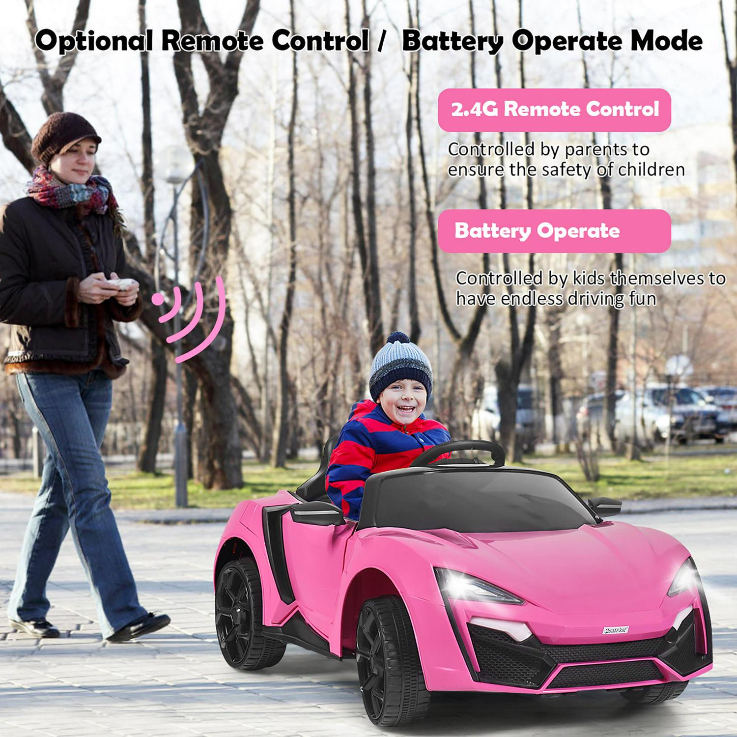 Kids Ride On Car 2.4G RC Electric Vehicle W/ Lights MP3 Openable Doors 12V - Picture 16 of 42