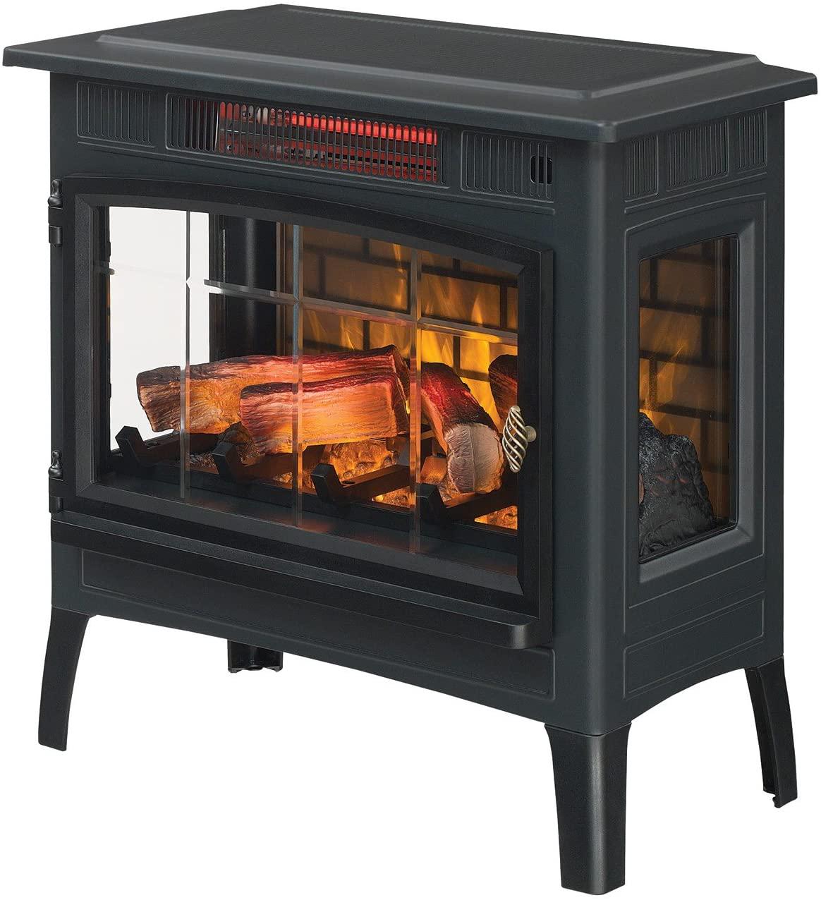 Duraflamedfi 5010 01infraredfireplacestovewith3dflameeffect Black For Sale Online Ebay 7151