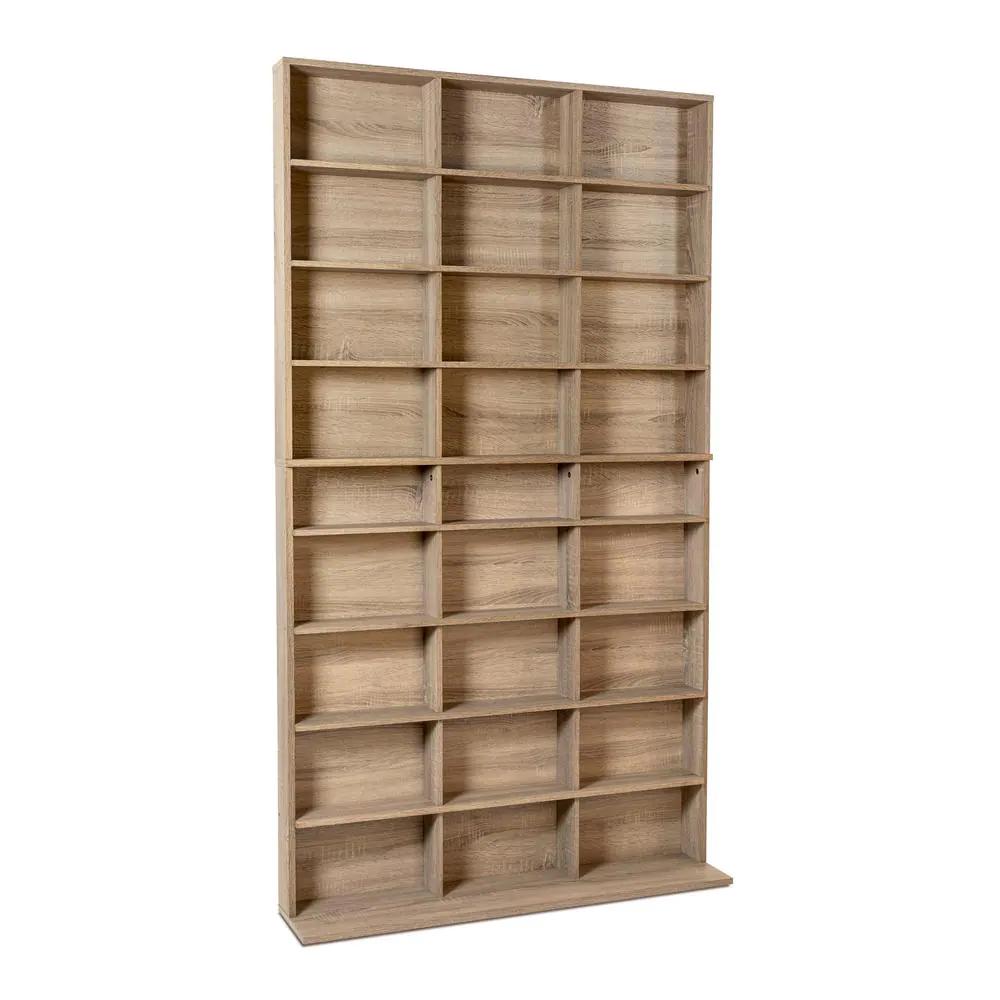 Atlantic Media Storage Cabinet 9-shelves 837cd528dvd624br Wood Weathered  Oak Comparee Find global premium products at best price