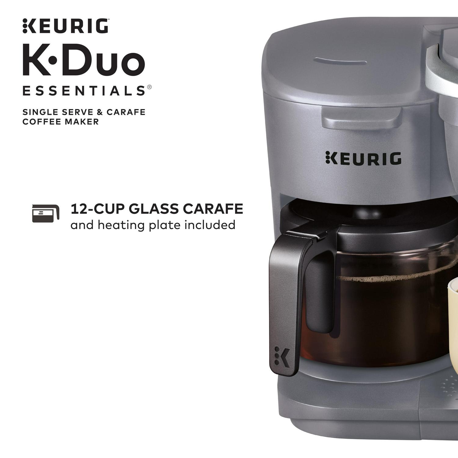 Keurig K-Duo Essentials Single Serve & Carafe Coffee Maker - HD Enterprises  TT