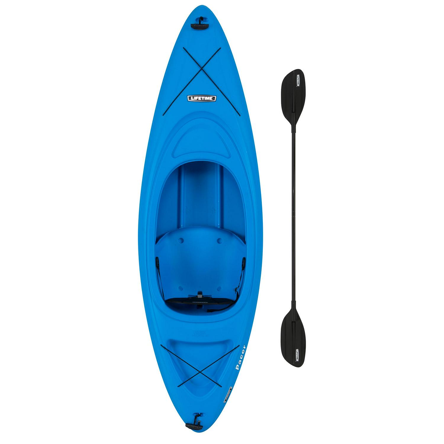 New Lifetime Charger 10 Ft. Sit-in Kayak (Paddle Included) Multiple Colors