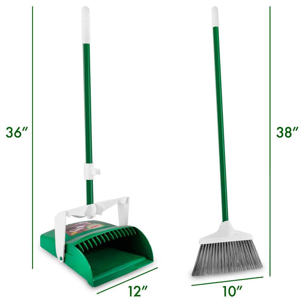 Lobby Broom and Dustpan Cleaning Set Commercial Floor Sweep