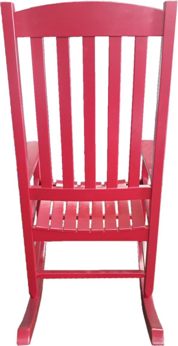 Outdoor Wood Porch Rocking Chair Weather Resistant Support Up To 250 lbs Populaire aanbiedingen