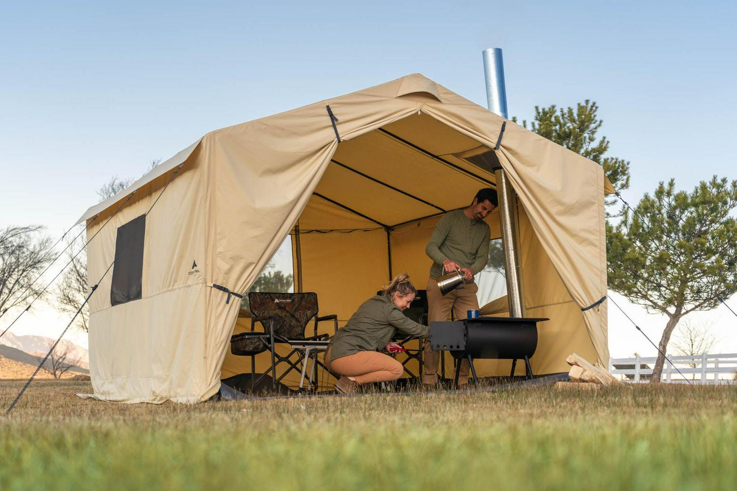 Amazon.co.jp: camping tent、Duangu 10.5フィート x 5.2