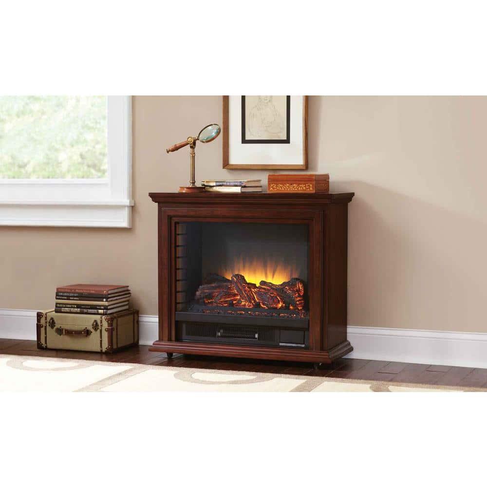 1350w With Adjustable Thermostat And Remote In Cherry