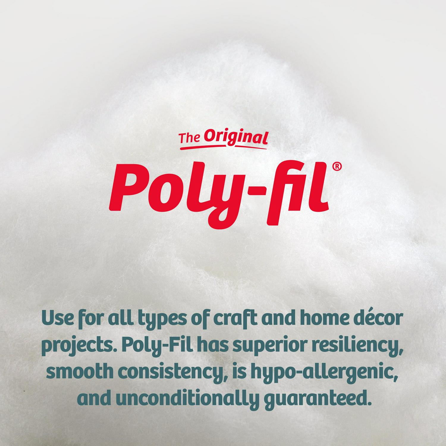 Buy Fairfield The Original Poly-Fil, Premium Polyester Fiber Fill