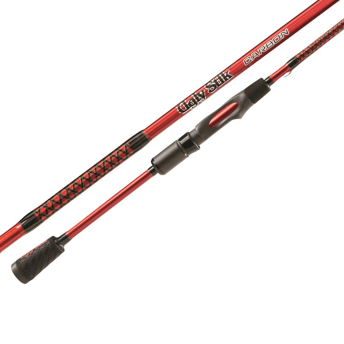 New Ugly Stik Carbon Spinning Fishing Rod Solid Graphite Multiple Size –  Greatdealzhub