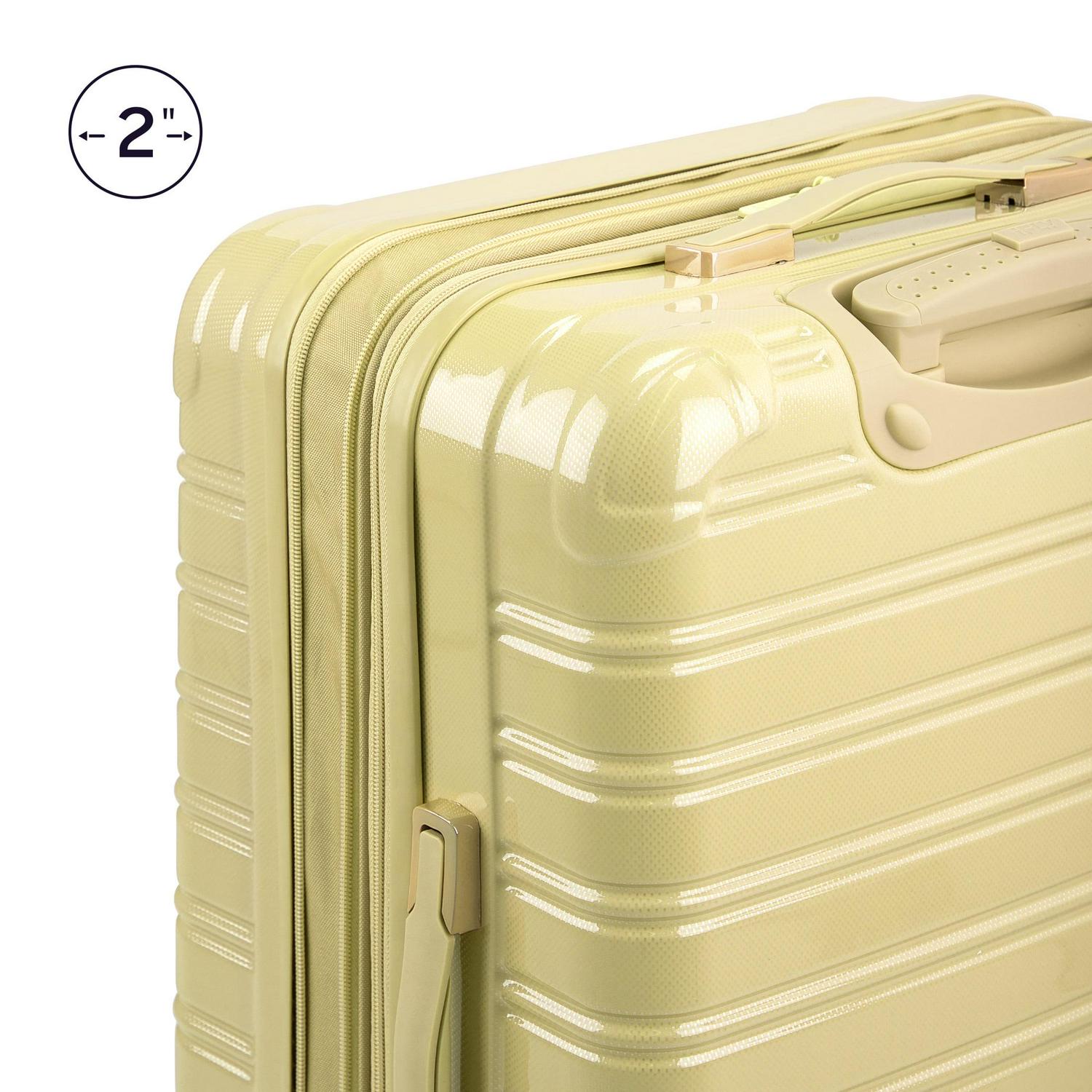 Fibertech 3 Piece Hardside Expandable Luggage Set