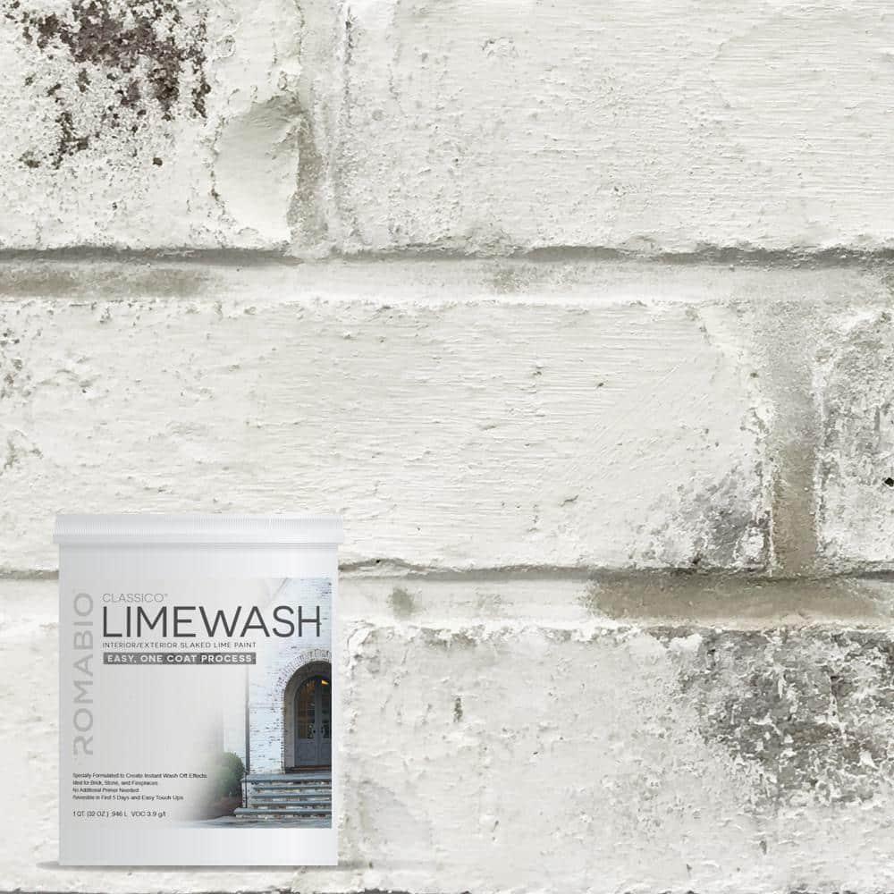 Romabio Lime Slurry, Heavily Textured Slaked-Lime Paint
