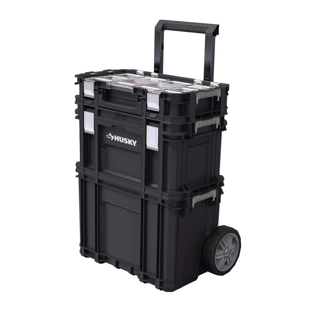 Husky 22 In Rolling Cart System Connect Tool Box 3 Piece Husky 22 In Rolling Cart System Connect Tool Box 3 Piece