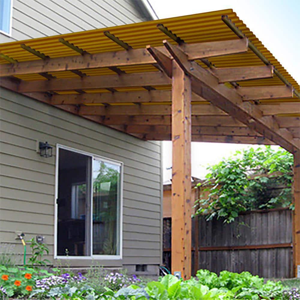 26 In X 6 Ft Brick Polycarbonate Roof Panel Corrugated Strength Fiberglass NEW - Picture 37 of 148