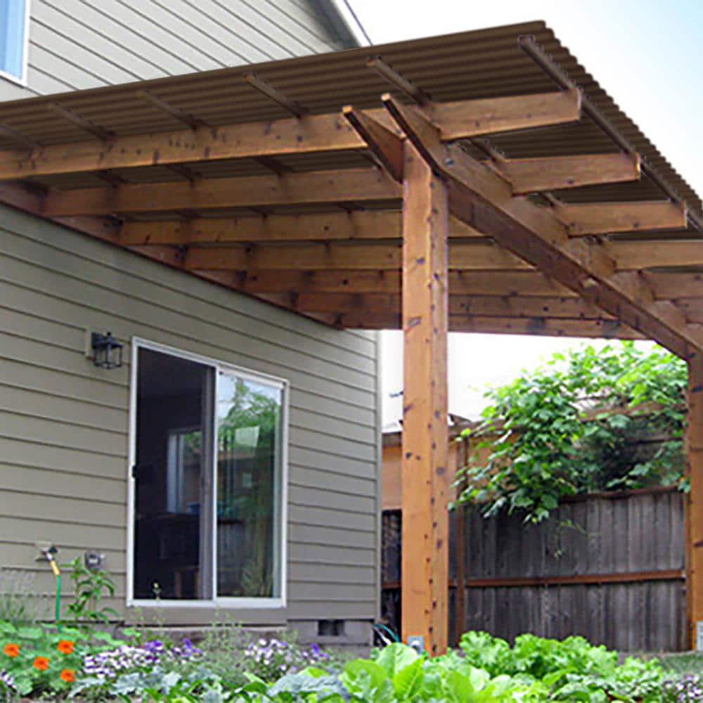 26 In X 6 Ft Brick Polycarbonate Roof Panel Corrugated Strength Fiberglass NEW - Picture 62 of 148
