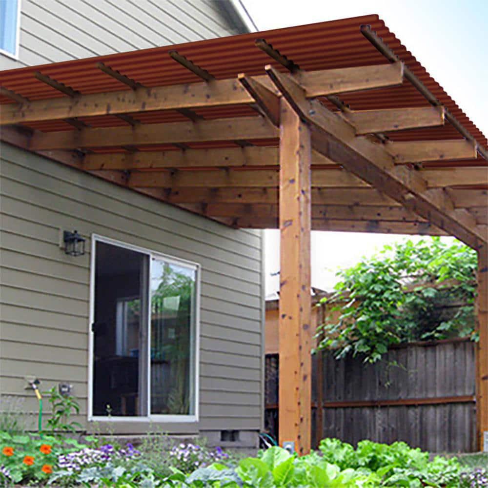 26 In X 6 Ft Brick Polycarbonate Roof Panel Corrugated Strength Fiberglass NEW - Picture 71 of 148