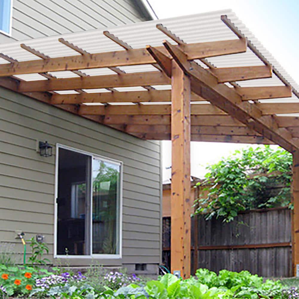 26 In X 6 Ft Brick Polycarbonate Roof Panel Corrugated Strength Fiberglass NEW - Picture 96 of 148