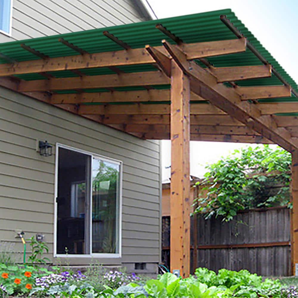 26 In X 6 Ft Brick Polycarbonate Roof Panel Corrugated Strength Fiberglass NEW - Picture 144 of 148
