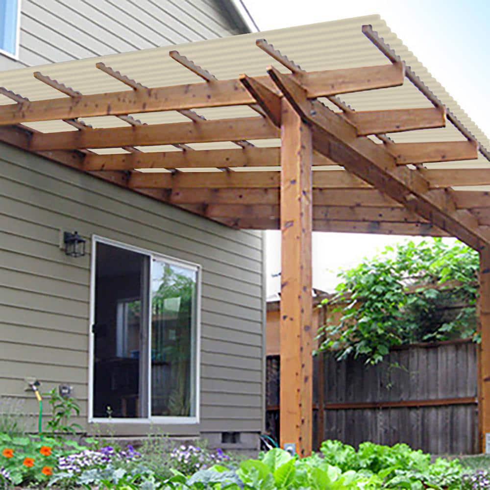 26 In X 6 Ft Brick Polycarbonate Roof Panel Corrugated Strength Fiberglass NEW - Picture 28 of 148