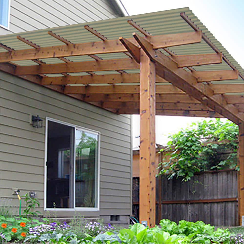 26 In X 6 Ft Brick Polycarbonate Roof Panel Corrugated Strength Fiberglass NEW - Picture 120 of 148