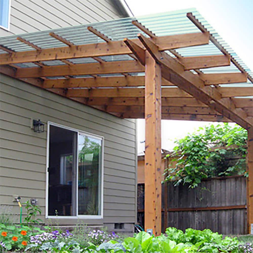 26 In X 6 Ft Brick Polycarbonate Roof Panel Corrugated Strength Fiberglass NEW - Picture 104 of 148