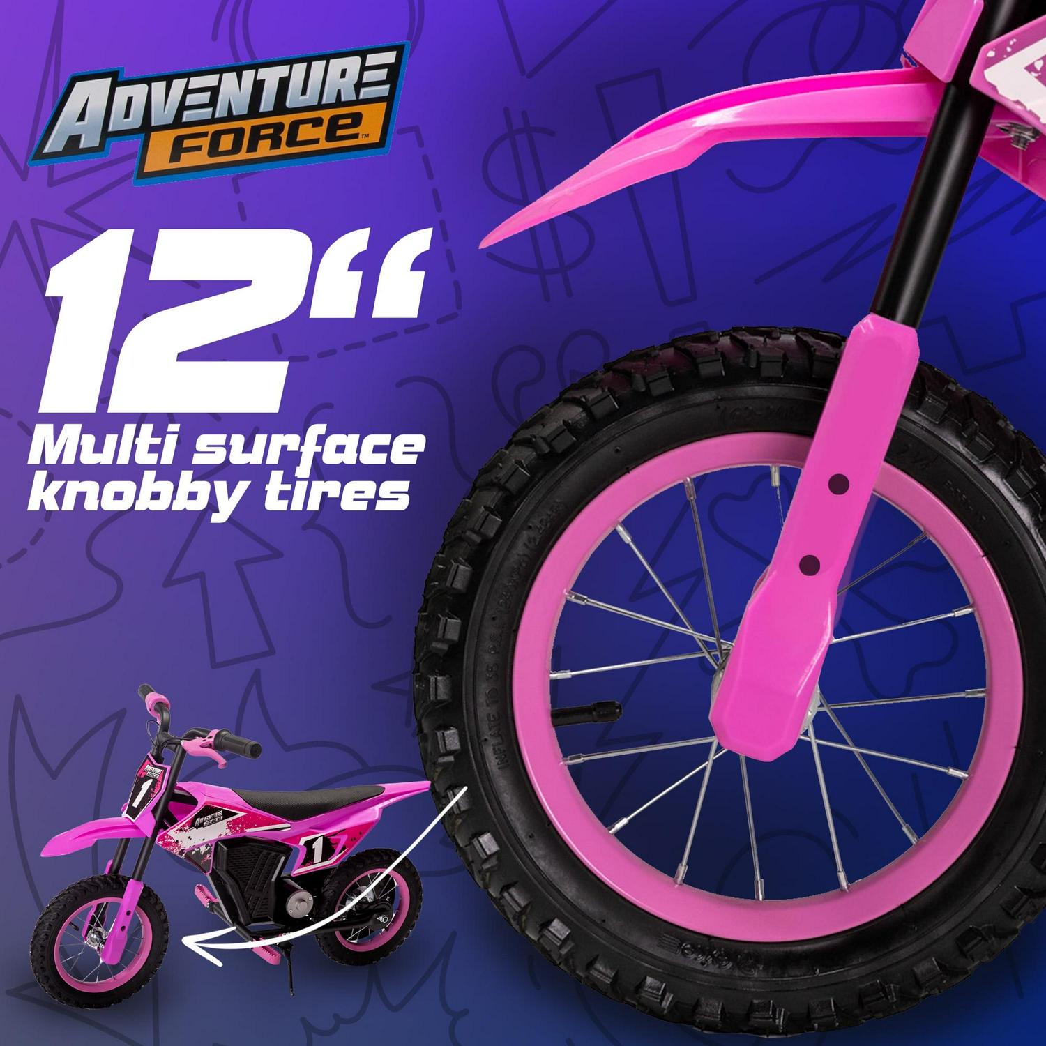 12V Mini Electric Child Dirt Bike, Battery Powered Toy Motorcycle, Kids Ride On - Picture 17 of 31