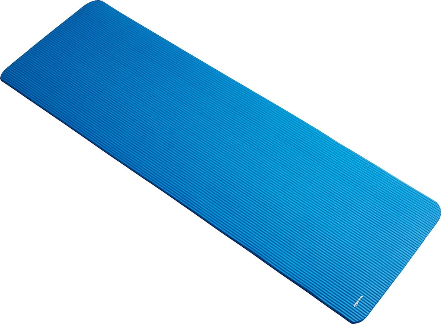 Tappetino Yoga per Esercizi Extra Spessore 1/2 Pollice con Cinghia di Trasporto Supporto Imbottito - Foto 49 di 51