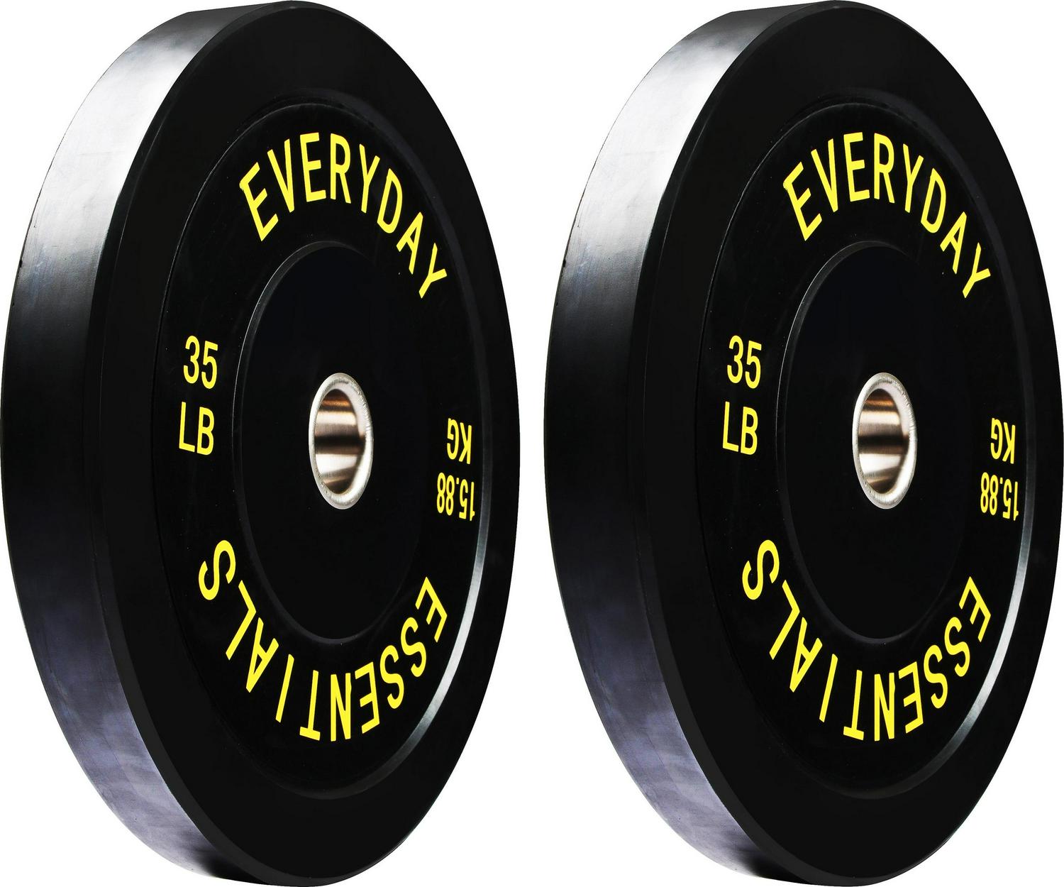 Olympic Bumper Plate Weight Plate with Steel Hub, Black or colored Set Home Gym - Picture 23 of 36