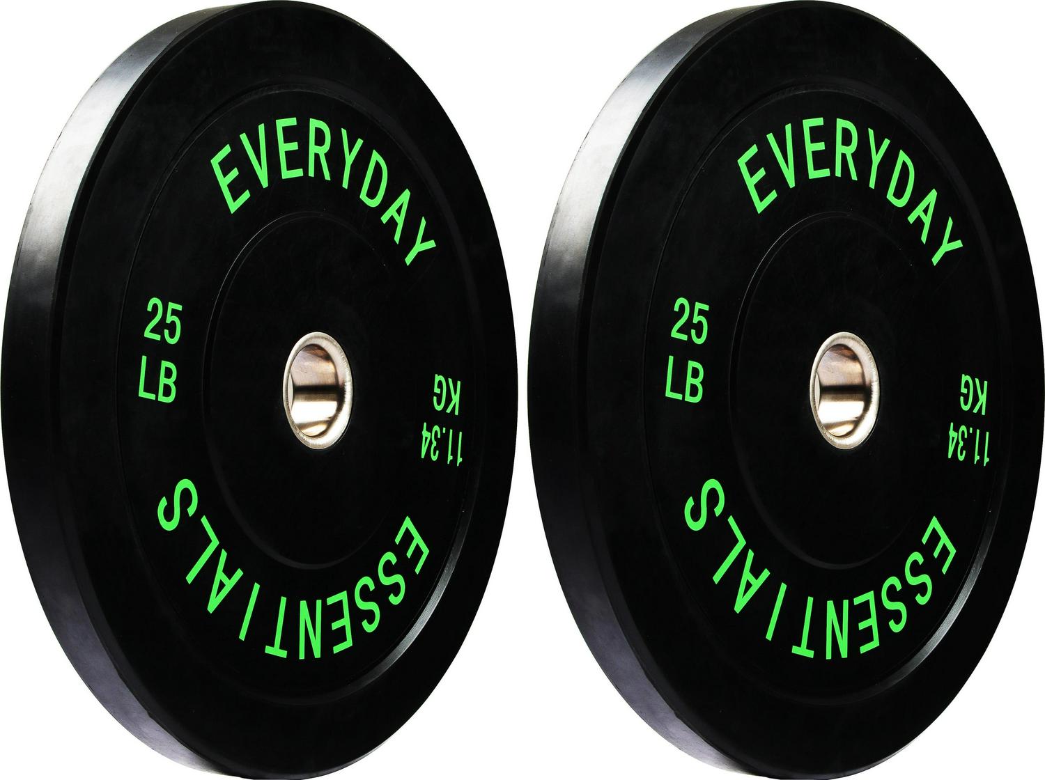 Olympic Bumper Plate Weight Plate with Steel Hub, Black or colored Set Home Gym - Picture 20 of 36