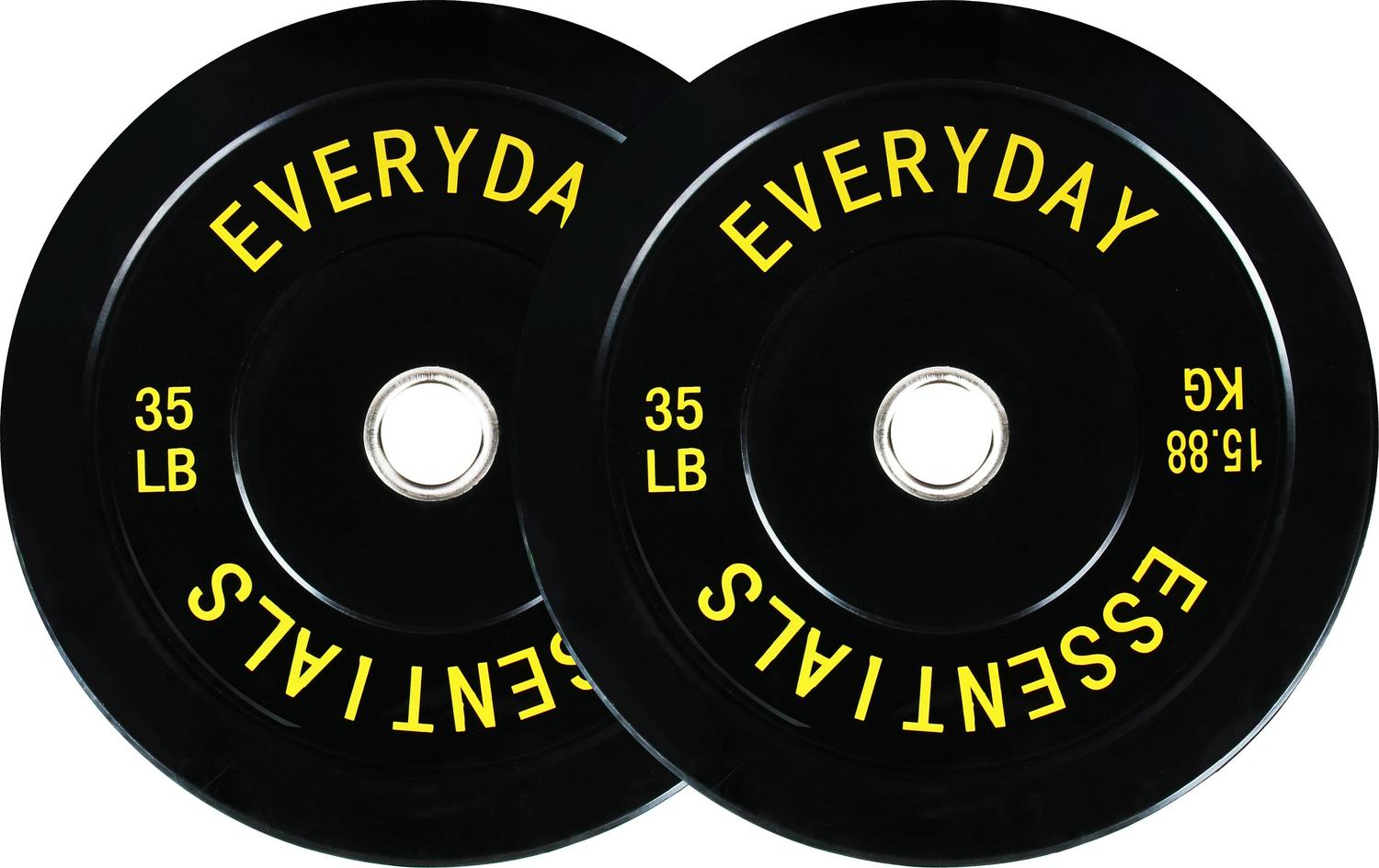 Olympic Bumper Plate Weight Plate with Steel Hub, Black or colored Set Home Gym - Picture 22 of 36