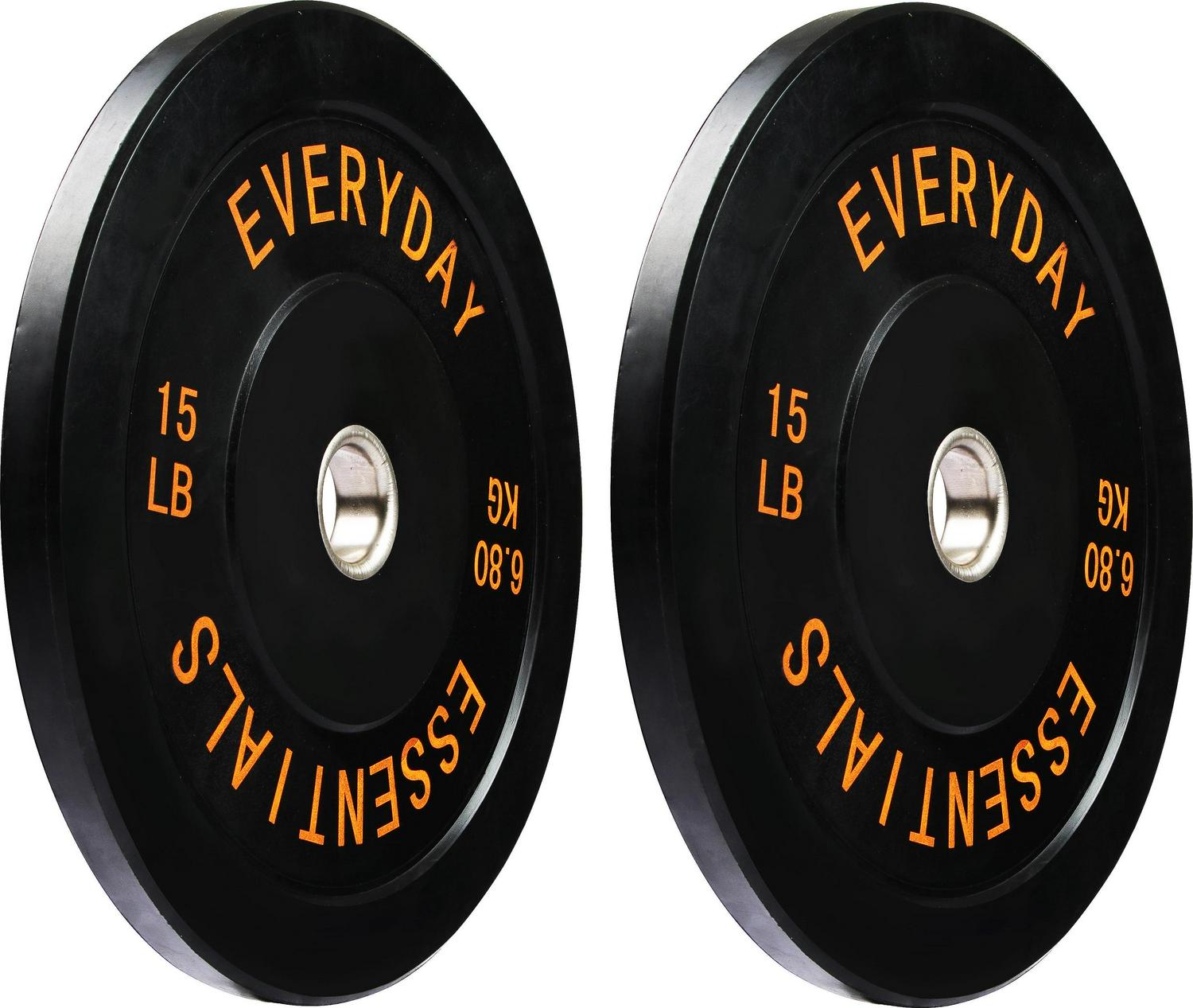 Olympic Bumper Plate Weight Plate with Steel Hub, Black or colored Set Home Gym - Picture 17 of 36