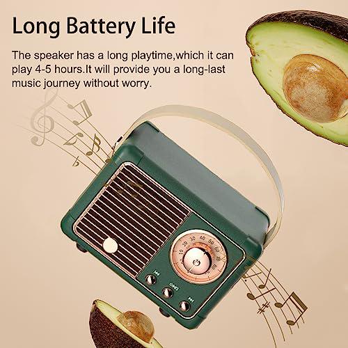 Altoparlante Bluetooth retrò altoparlante wireless portatile suono stereo cristallino - Foto 35 di 55