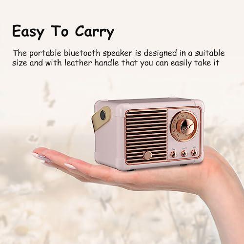 Altoparlante Bluetooth retrò altoparlante wireless portatile suono stereo cristallino - Foto 31 di 55