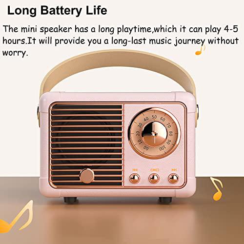Altoparlante Bluetooth retrò altoparlante wireless portatile suono stereo cristallino - Foto 30 di 55