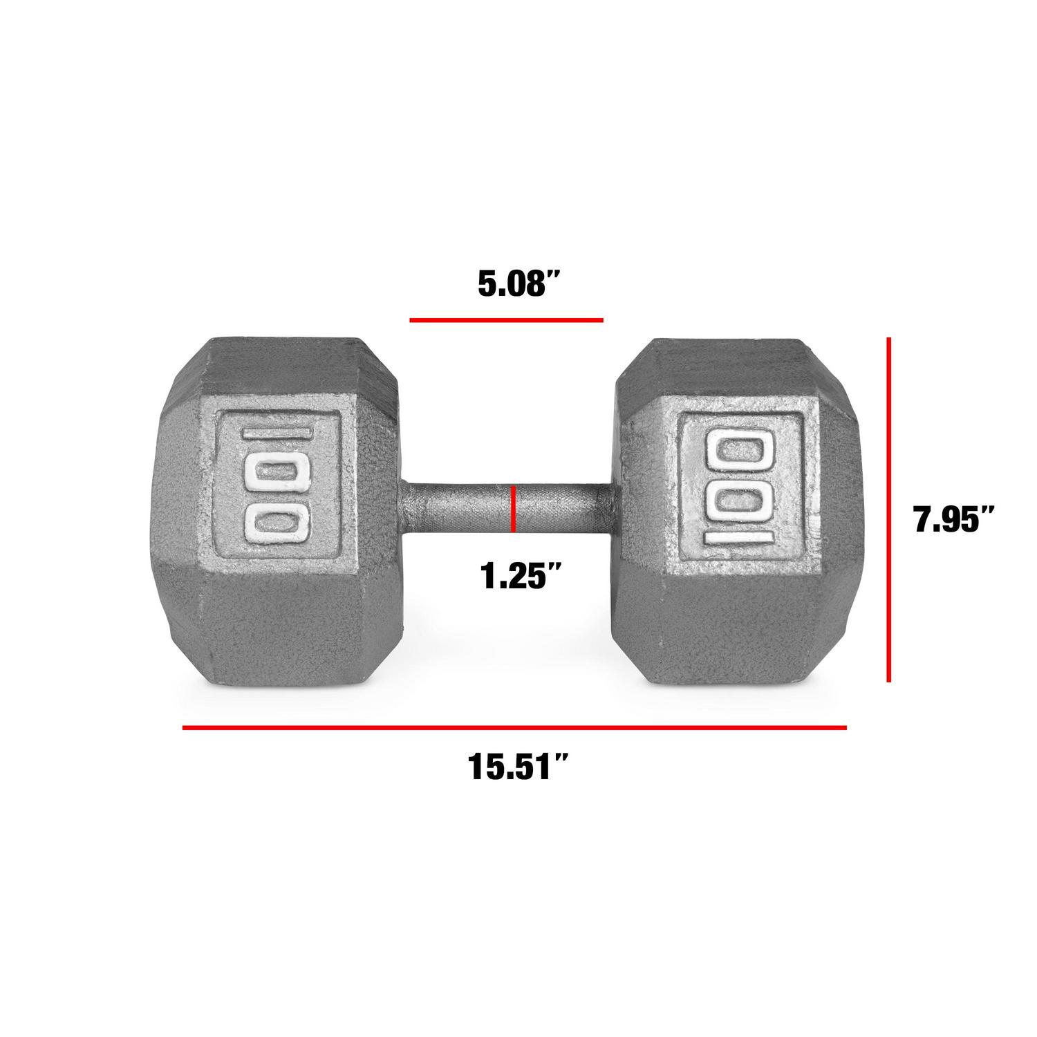 CAP Barbel Cast Iron Hex Dumbbell (Single)| Multiple Options - Bild 154 von 178
