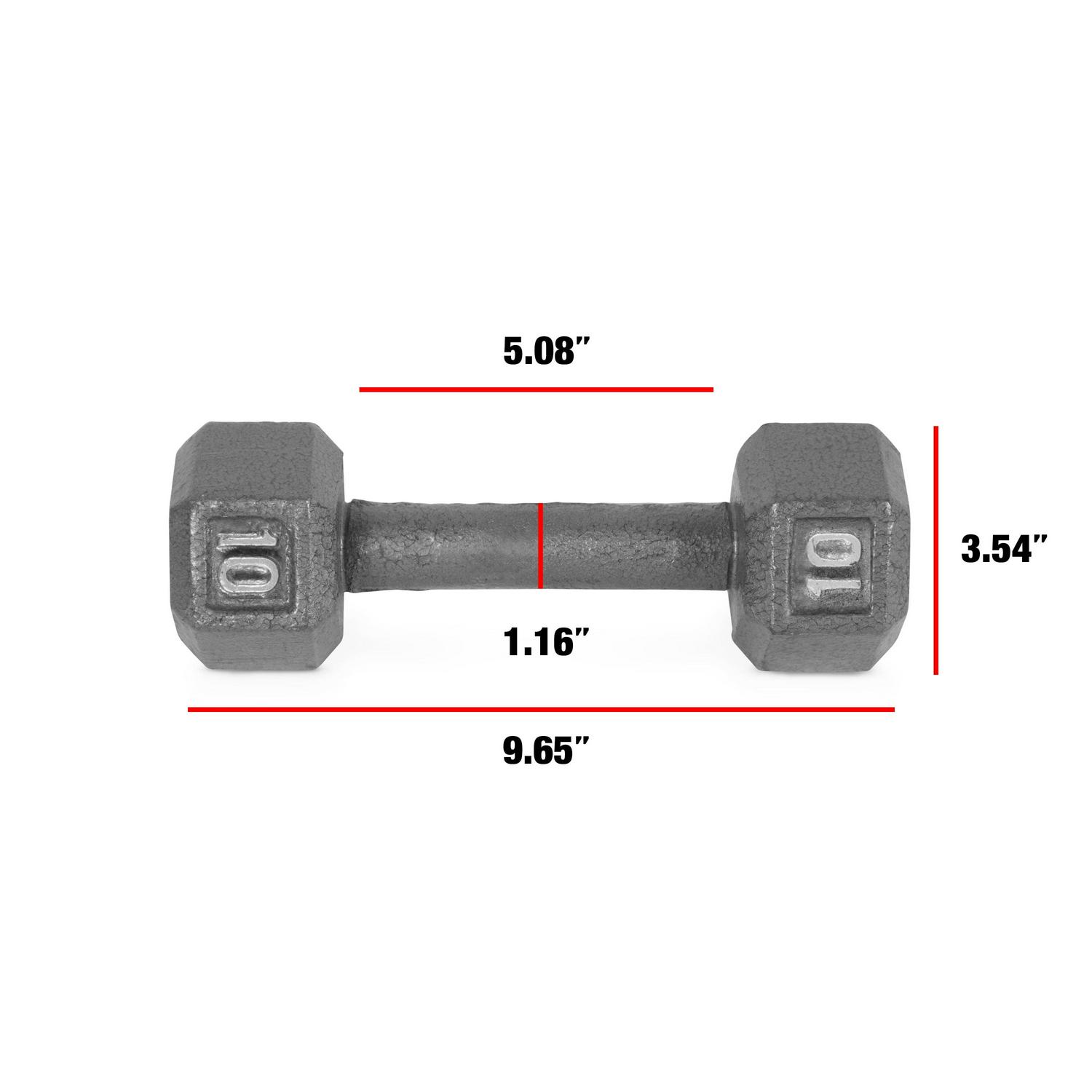CAP Barbel Cast Iron Hex Dumbbell (Single)| Multiple Options - Bild 38 von 178