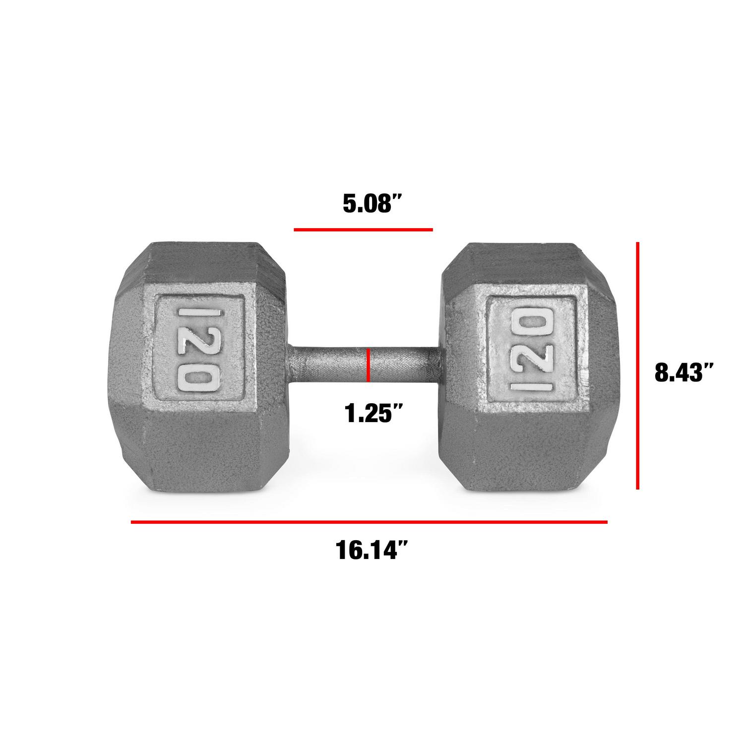 CAP Barbel Cast Iron Hex Dumbbell (Single)| Multiple Options - Bild 178 von 178
