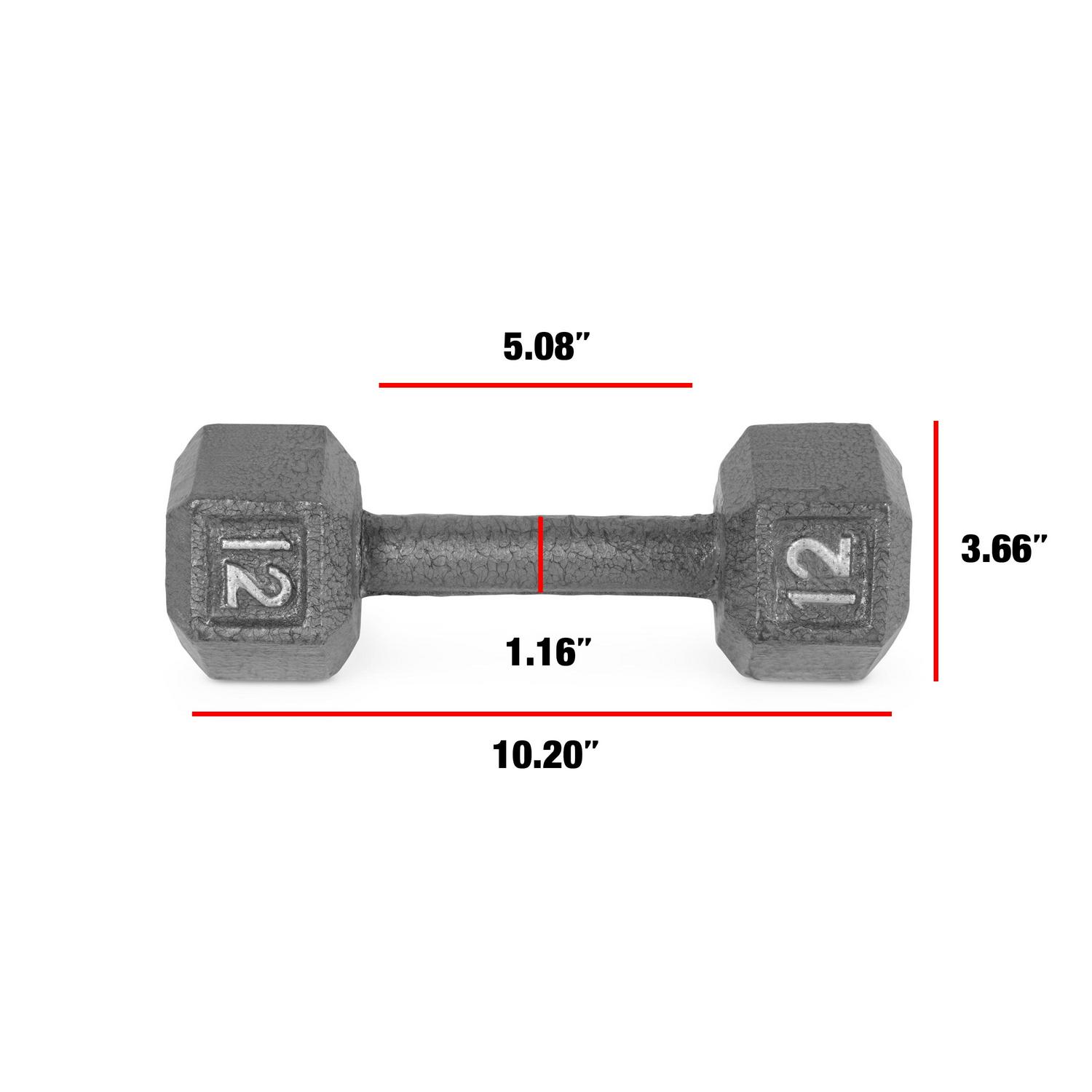 CAP Barbel Cast Iron Hex Dumbbell (Single)| Multiple Options - Bild 44 von 178