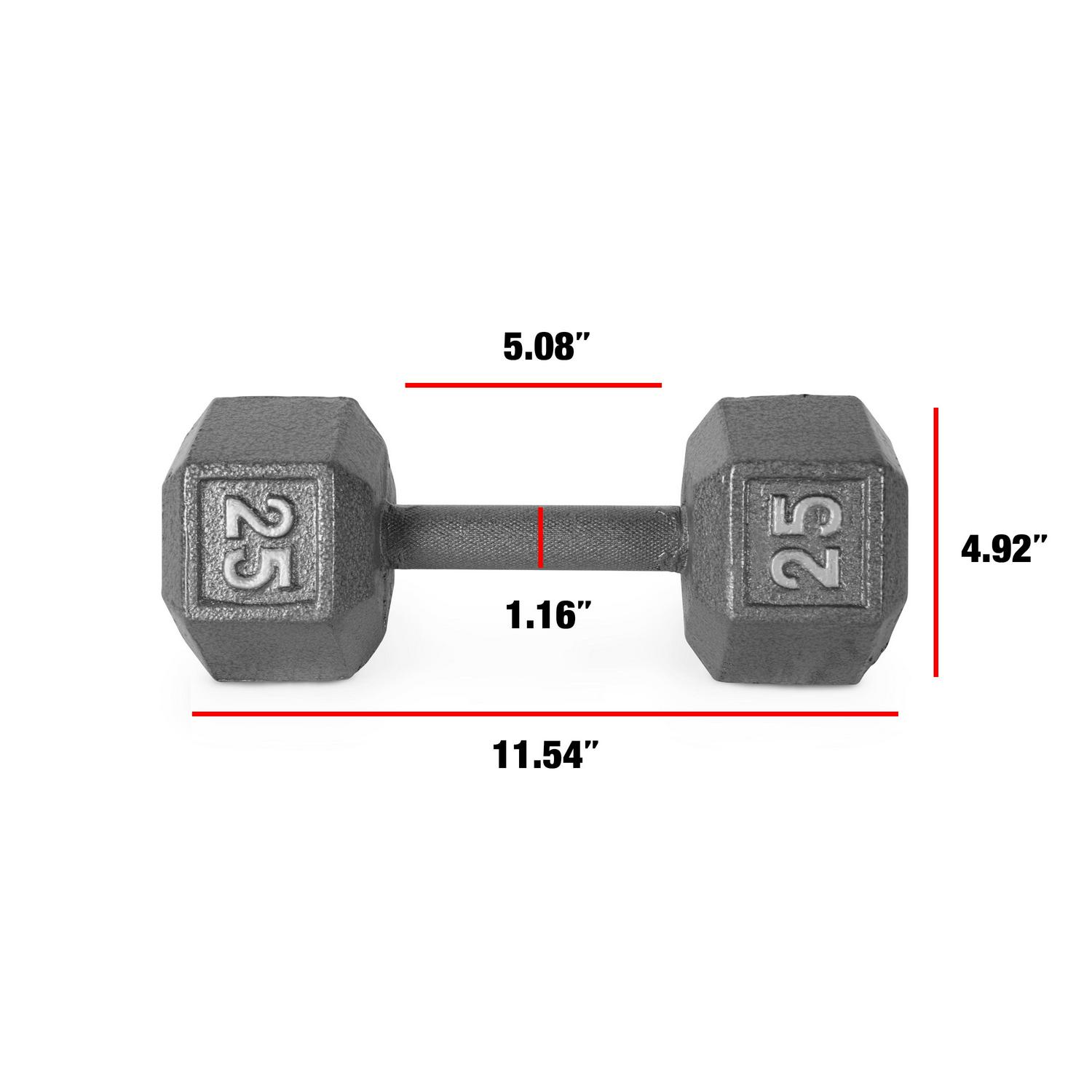 CAP Barbel Cast Iron Hex Dumbbell (Single)| Multiple Options - Bild 63 von 178