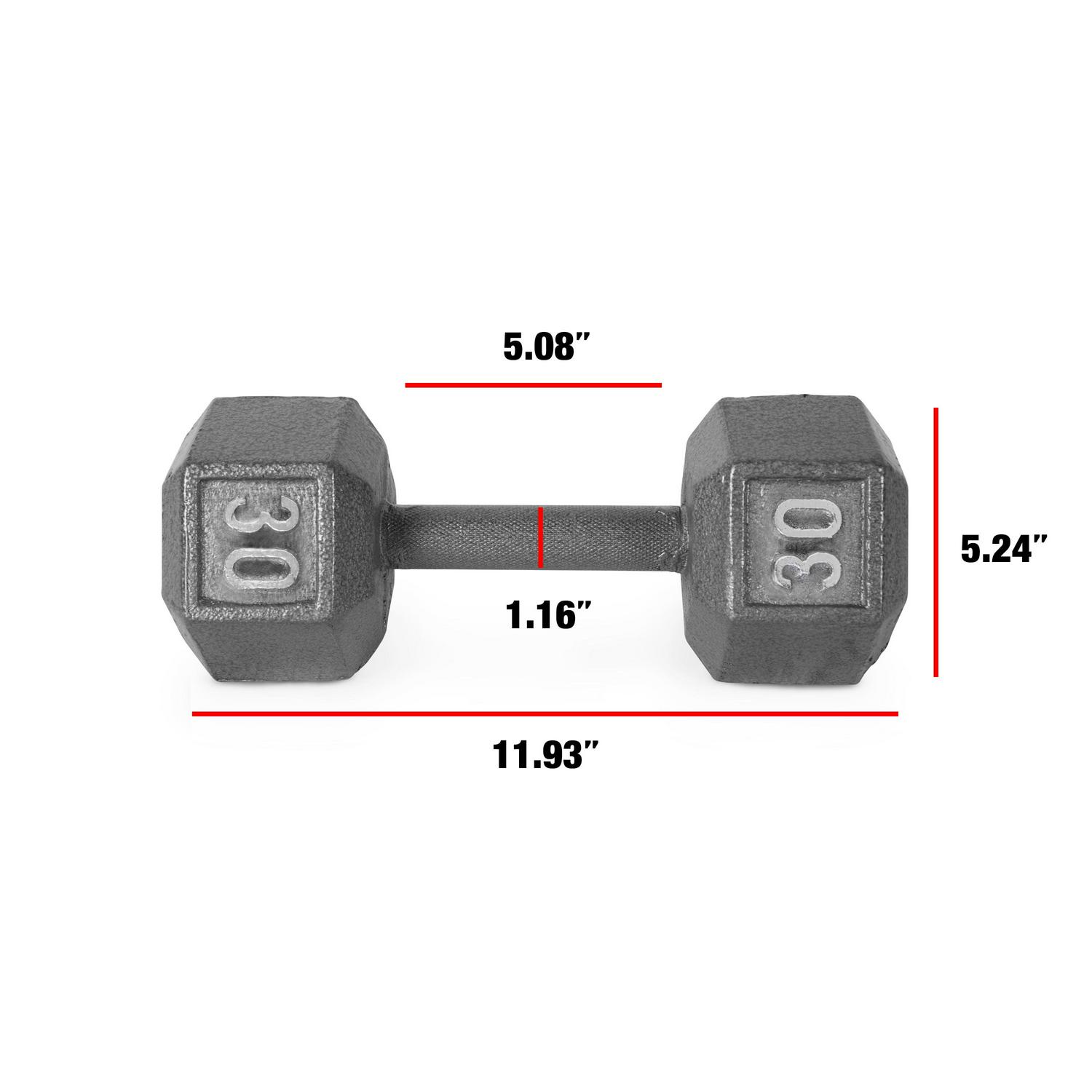 CAP Barbel Cast Iron Hex Dumbbell (Single)| Multiple Options - Bild 69 von 178