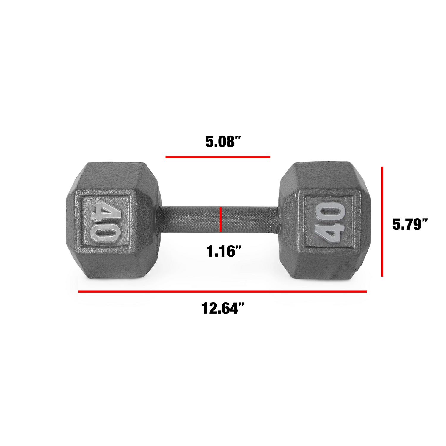 CAP Barbel Cast Iron Hex Dumbbell (Single)| Multiple Options - Bild 80 von 178