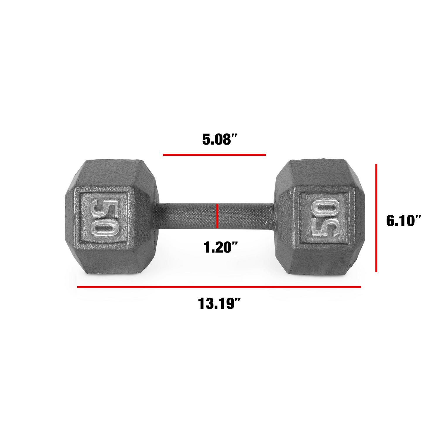CAP Barbel Cast Iron Hex Dumbbell (Single)| Multiple Options - Bild 94 von 178