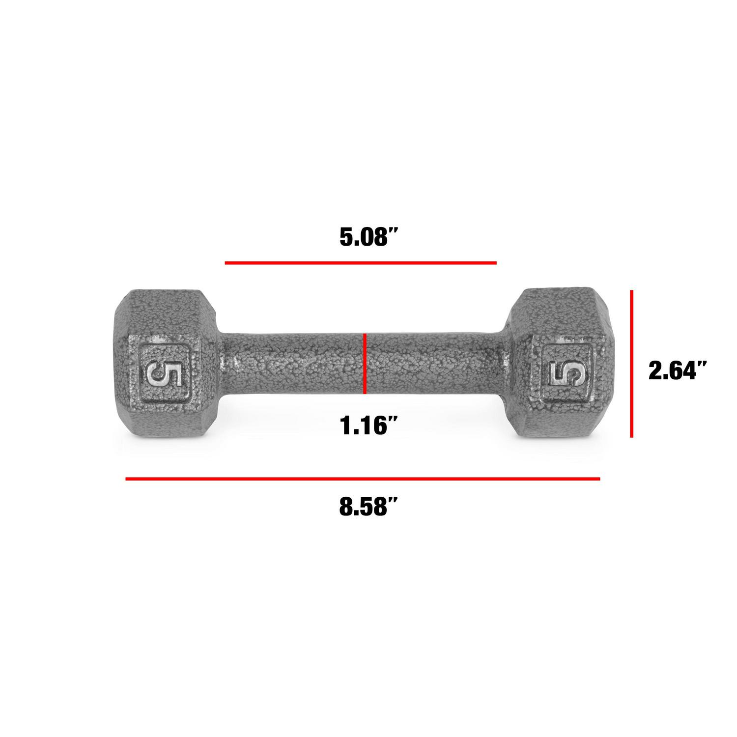 CAP Barbel Cast Iron Hex Dumbbell (Single)| Multiple Options - Bild 27 von 178