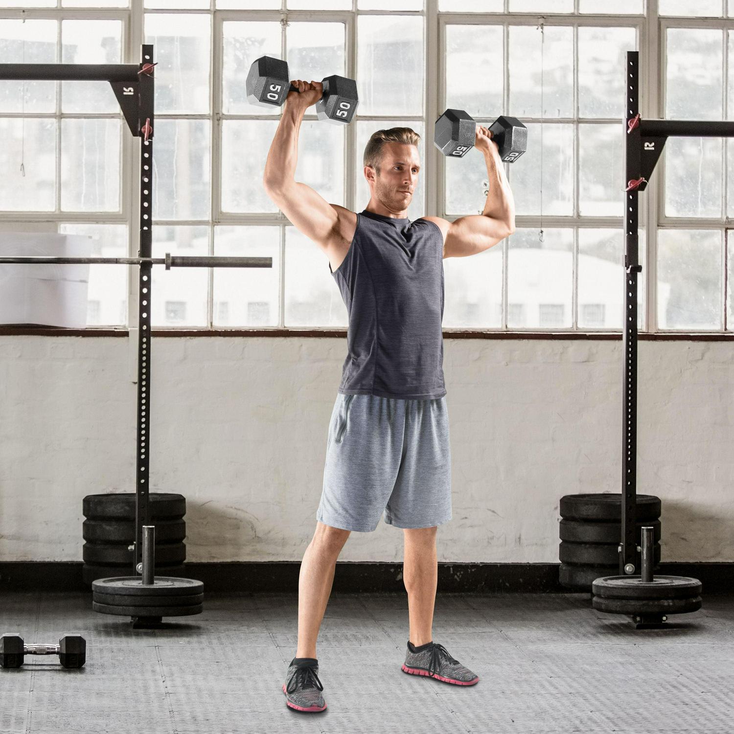 CAP Barbel Cast Iron Hex Dumbbell (Single)| Multiple Options - Bild 126 von 178