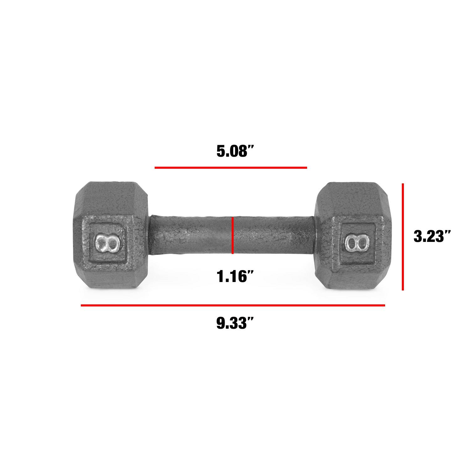 CAP Barbel Cast Iron Hex Dumbbell (Single)| Multiple Options - Bild 32 von 178